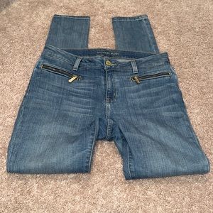 MICHAEL KORS zippered pocket skinny jeans